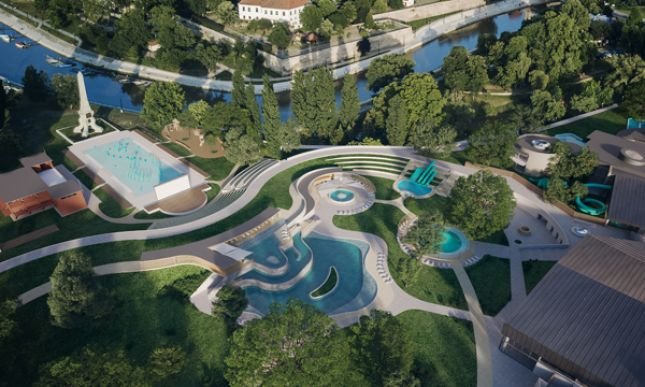 Győr fürdőfejlesztés